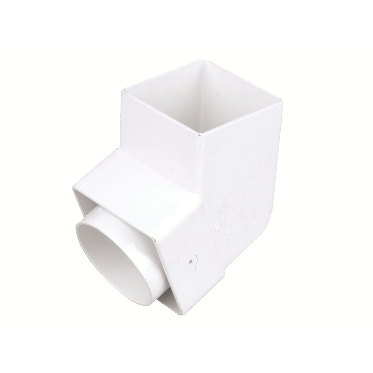 Product image for Osma Squareline Offset Bend-spigot 67.50 Degrees 61mm Dia White