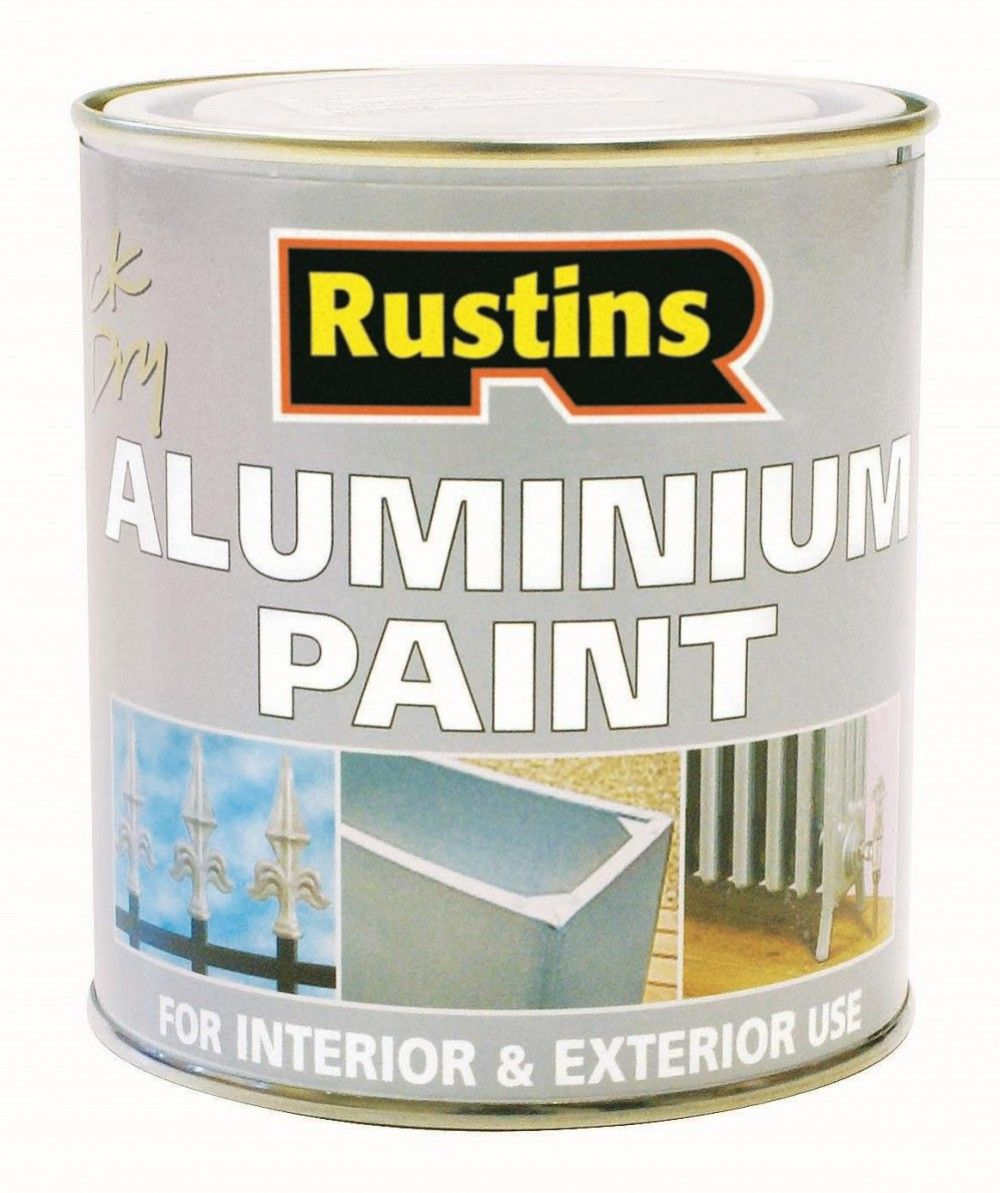 Product image for Rustins Quick Dry Aluminium Paint 500ml