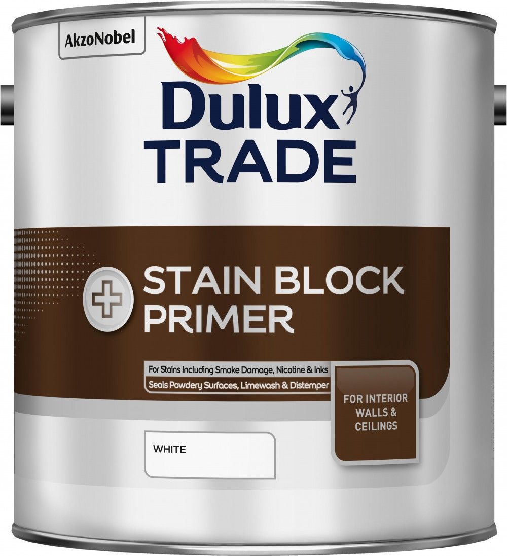 Product image for Dulux Trade Stain Block Primer 2.5ltr