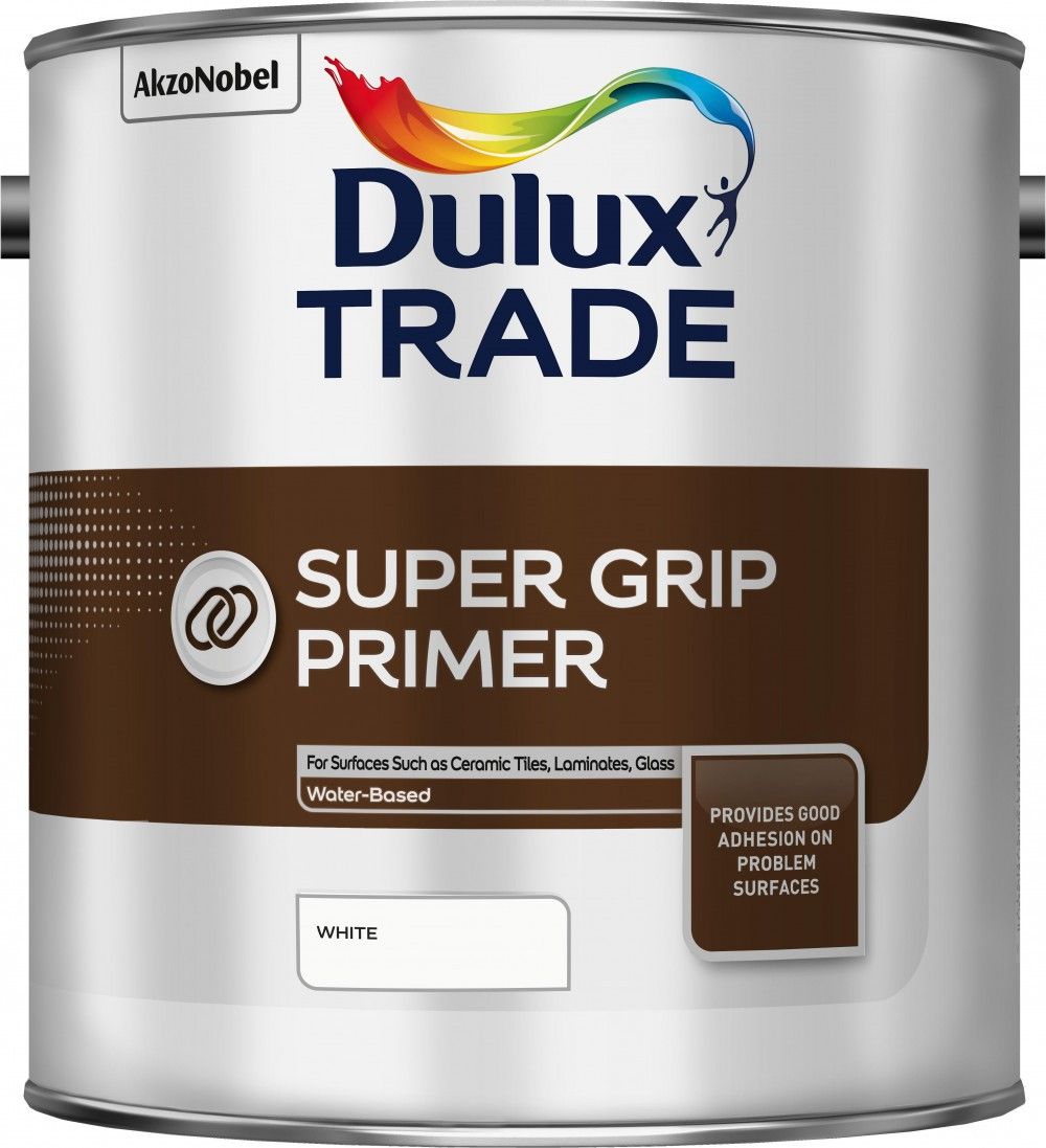 Product image for Dulux Trade Super Grip Primer White 2.5ltr