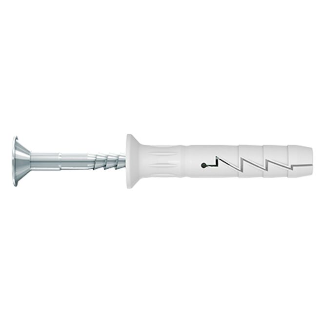 Product image for Rawlplug FX Hammer Fixings Nylon Countersunk ZP 8x80mm 20pk