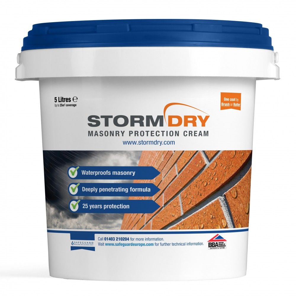 Product image for Dryzone Stormdry Masonry Protection Cream 5ltr