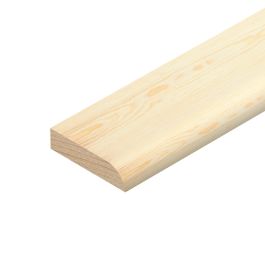 Product image for Cheshire Round One Edge Cover Moulding 9x34x2400mm
