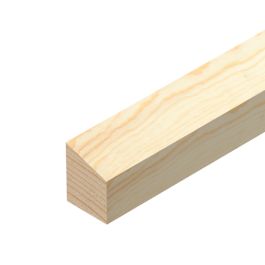 Product image for Cheshire Wedge Glass Bead Pine 12x15x2400mm