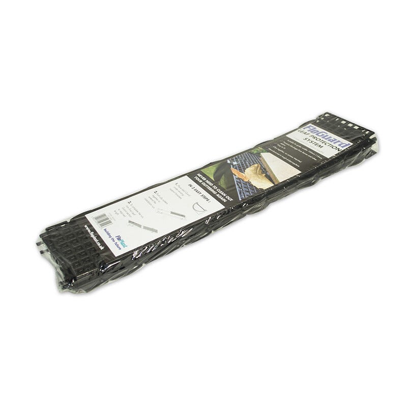 Product image for 112mm x 502mm FloPlast Floguard Gutter Guard Leaf Protection System FG1