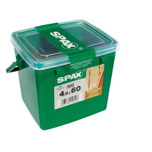 Product image for Spax Flooring Screws 4.5 x 60mm Pack of 300