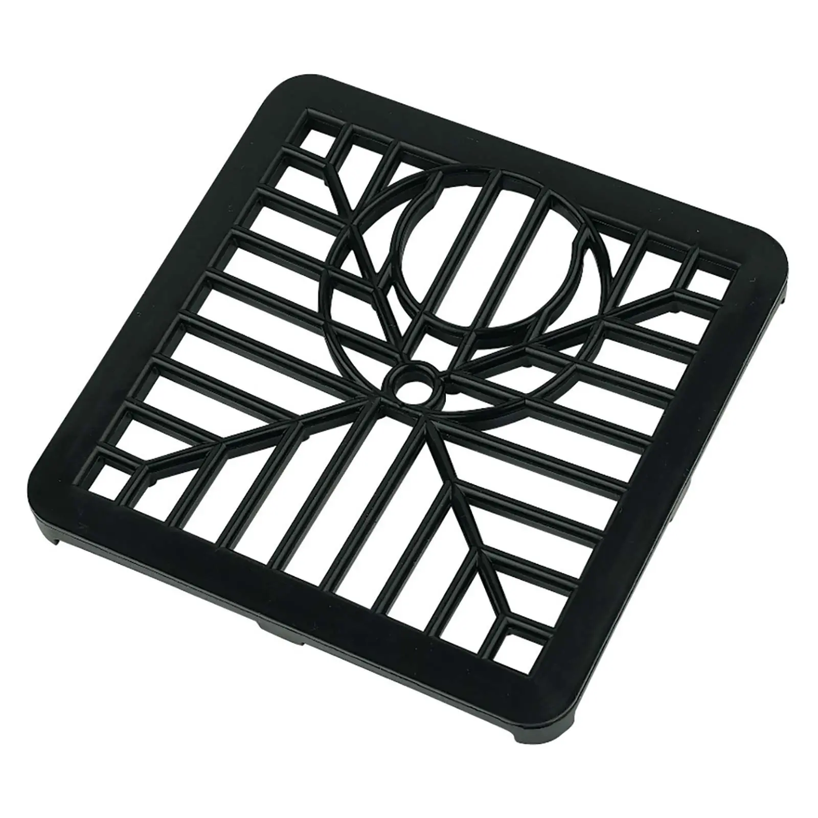Product image for FloPlast Black 150mm Spare Square Drain Grid