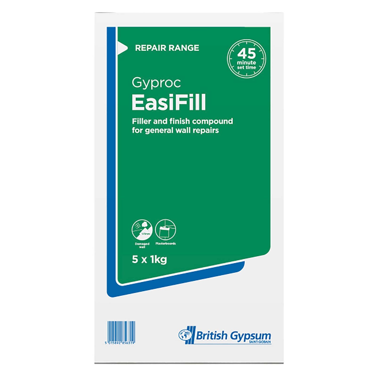 Product image for Gyproc EasiFill 5 x 1kg