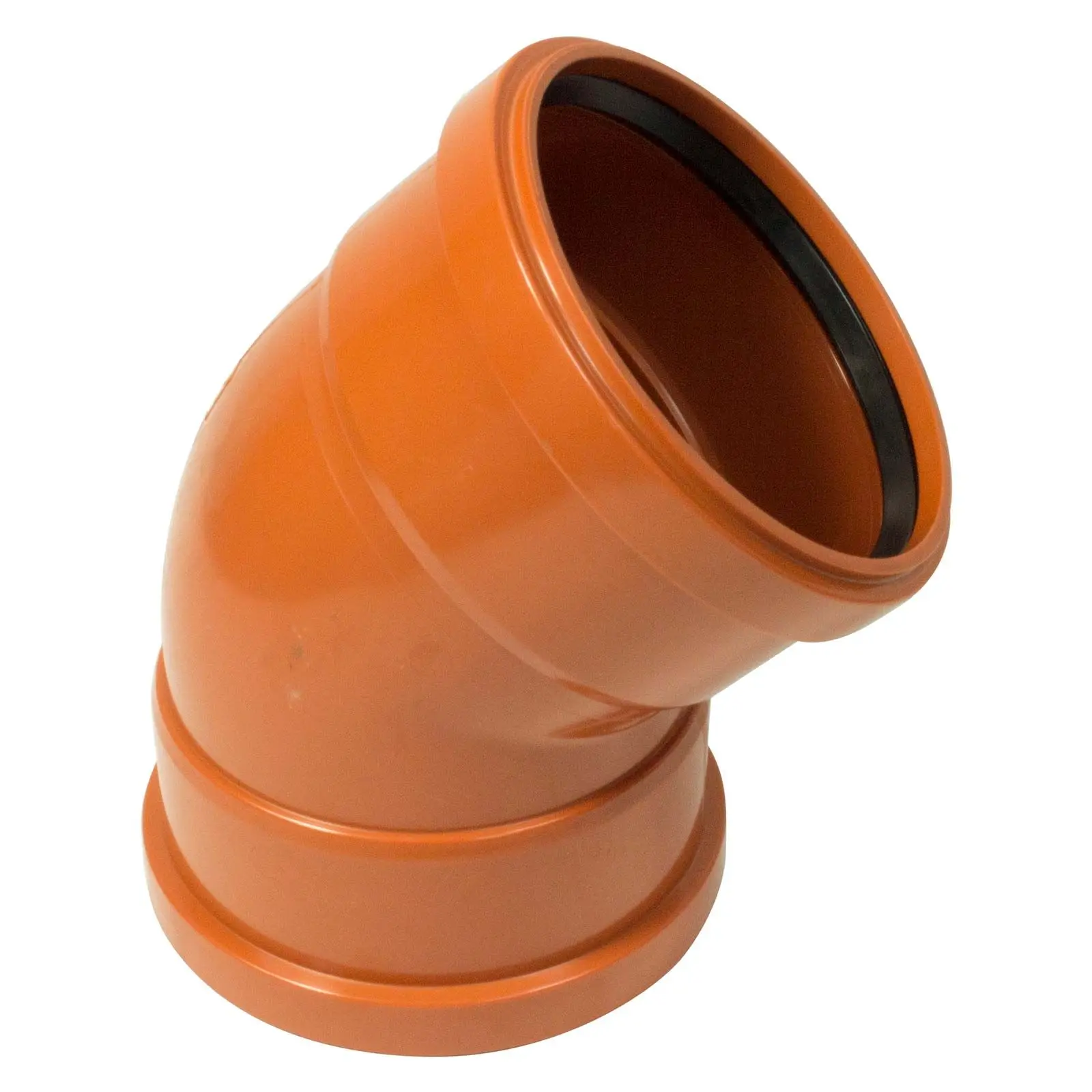 Product image for FloPlast 110mm Underground 45° Double Socket Bend