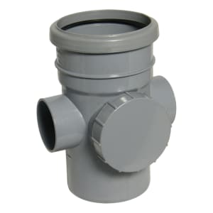 Product image for 110mm Access Pipe Grey