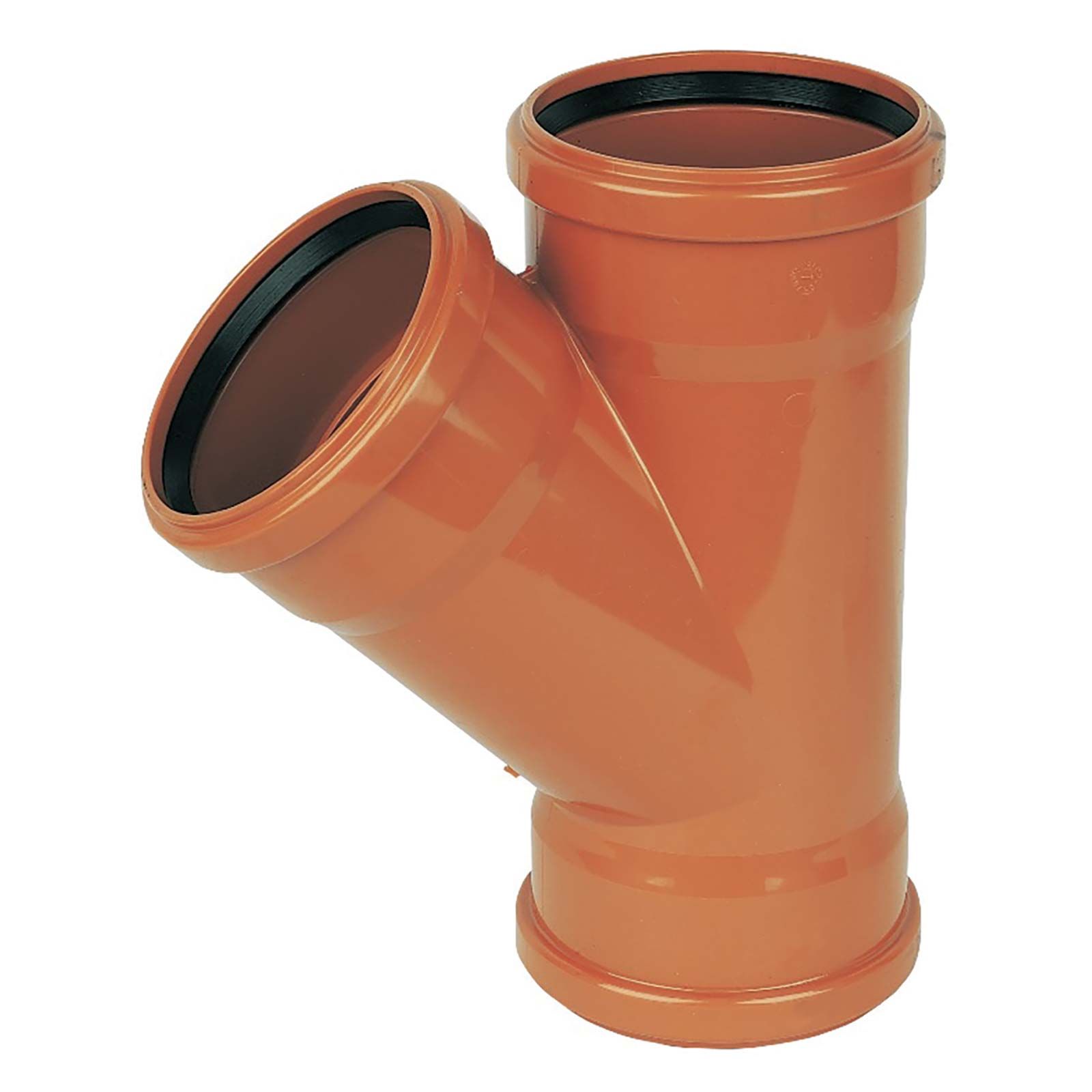 Product image for FloPlast 110mm Underground 45° Triple Socket Junction