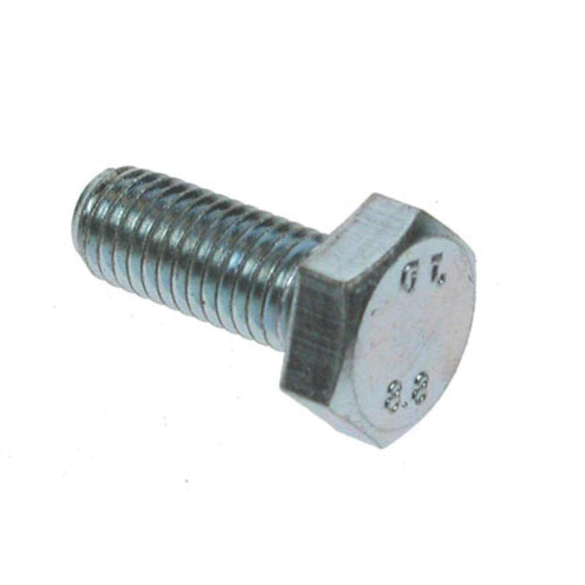 Product image for Grade 8.8 High Tensile Hexagon Set Bolt M12 x 80mm Bright Zinc Plated Box of 50