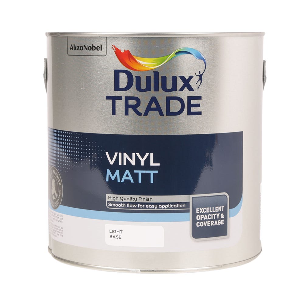 Product image for Dulux Trade Vinyl Matt Custom Mixed Colour 2.5L