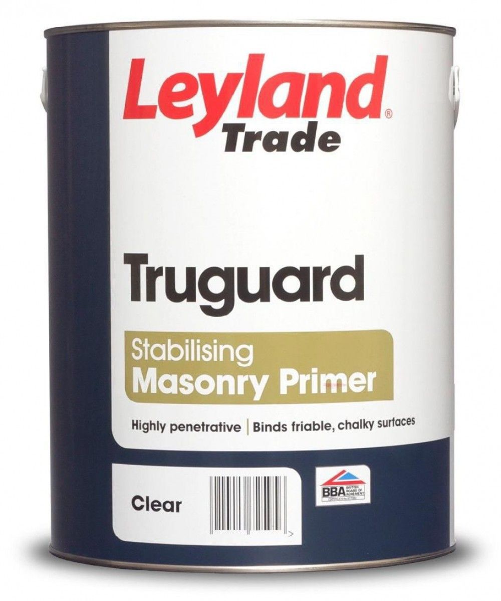 Image of Leyland Trade Truguard Stabilising Masonry Primer Clear 2.5ltr
