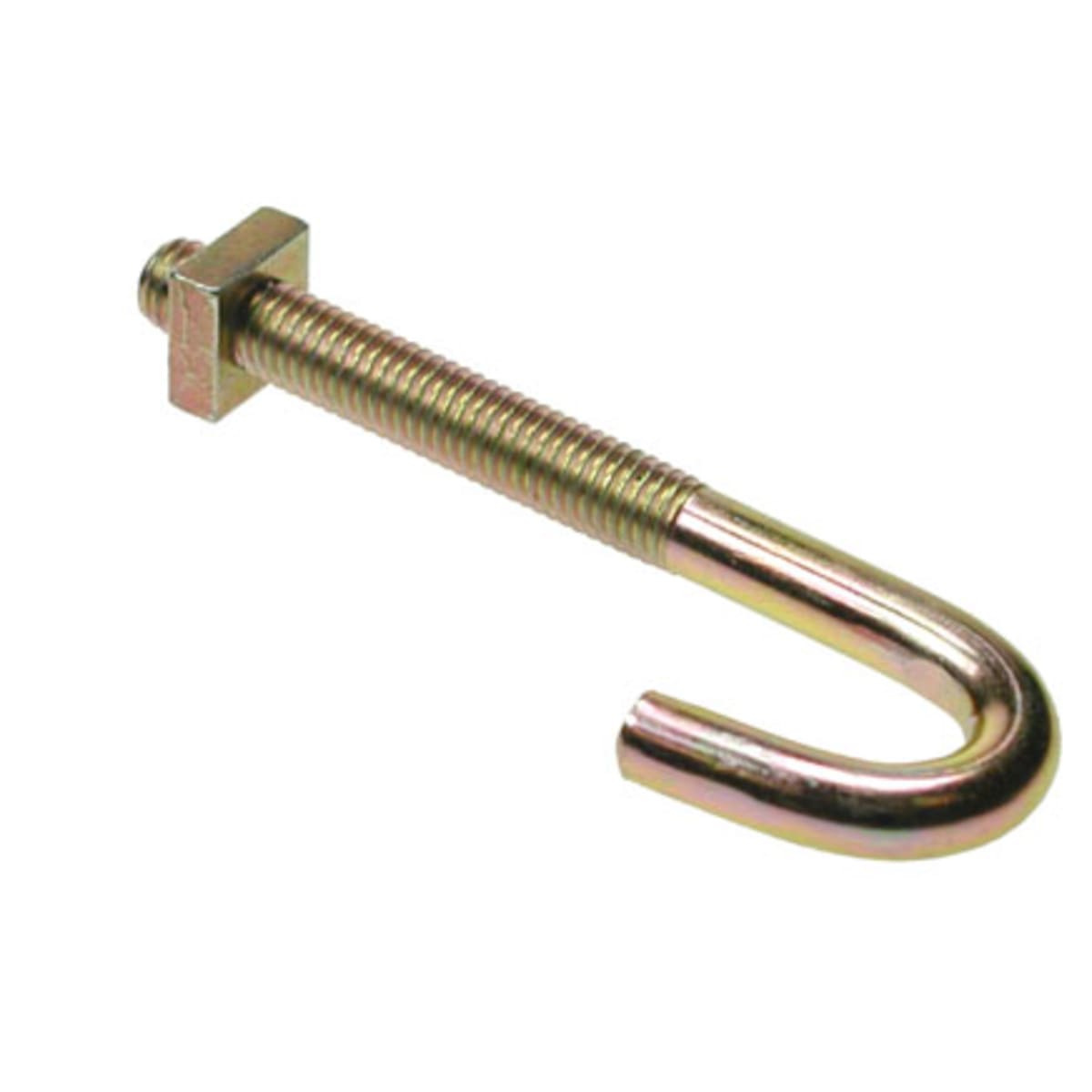 Product image for Hook Bolt M8 x 200mm Zinc & Yellow Passivated