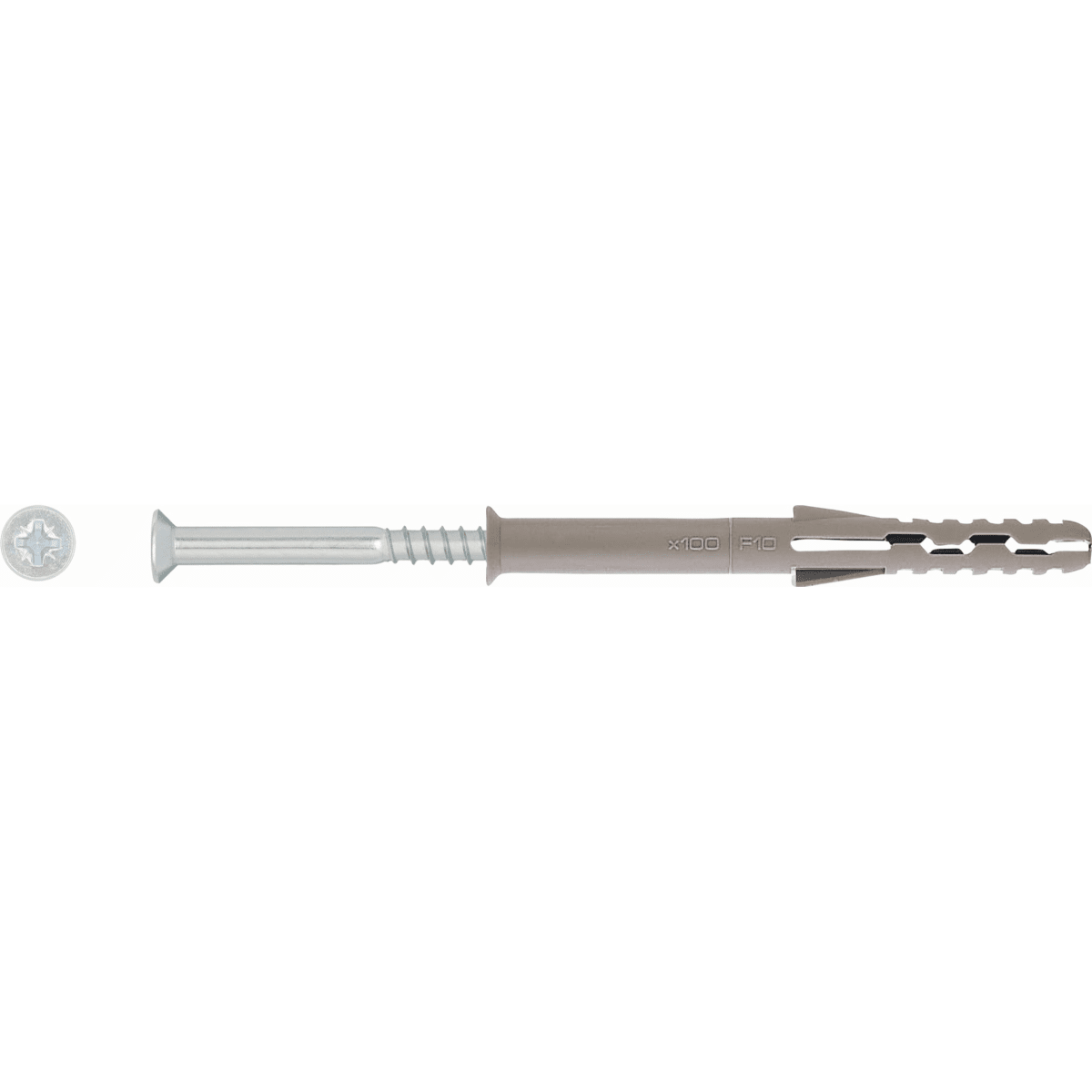 Product image for Rawlplug Frame Fixing with Screws 135 x 10mm Zinc Plated 12 Pieces