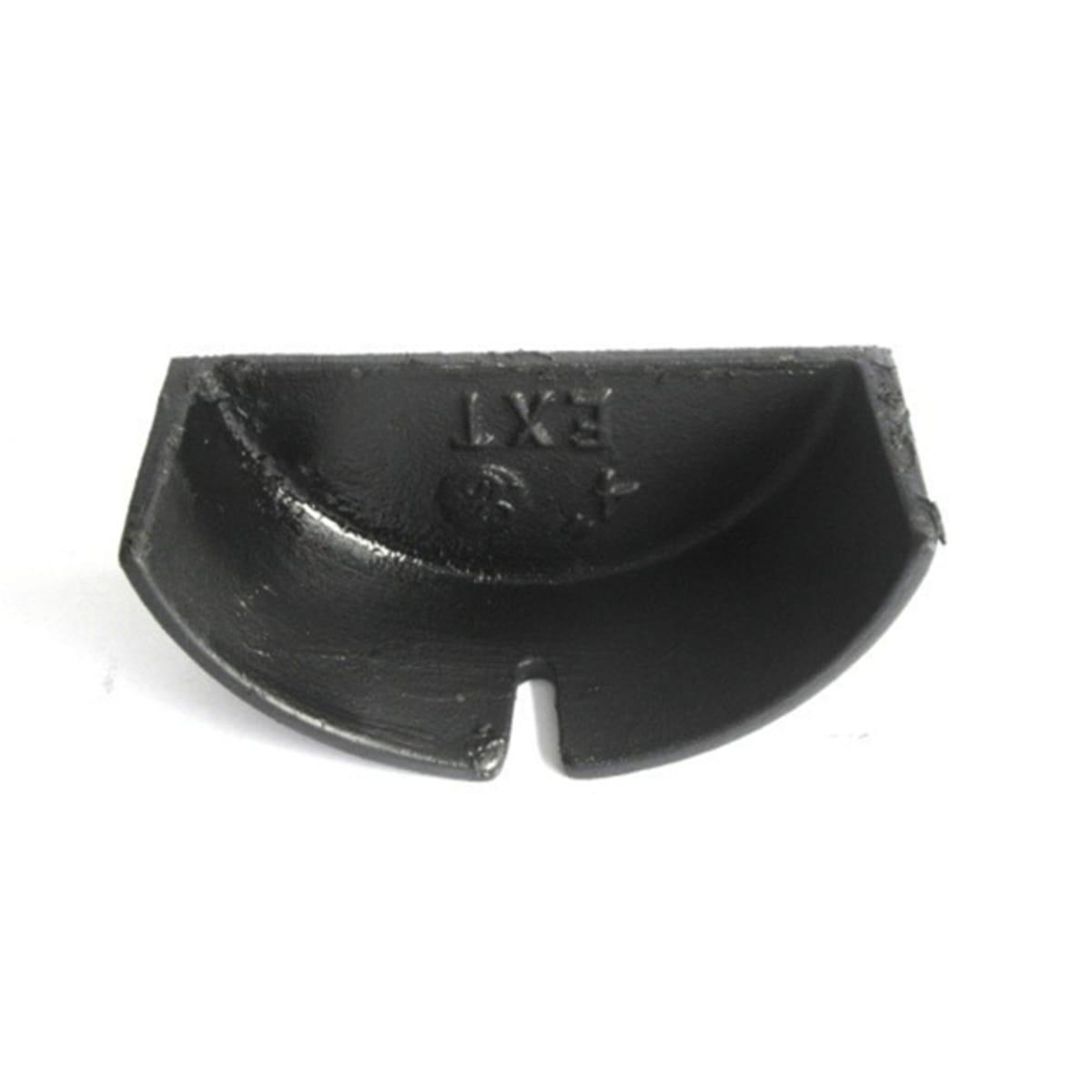 Product image for PAM Classical Rainwater Half Round Internal Stop End 100mm Dia Black