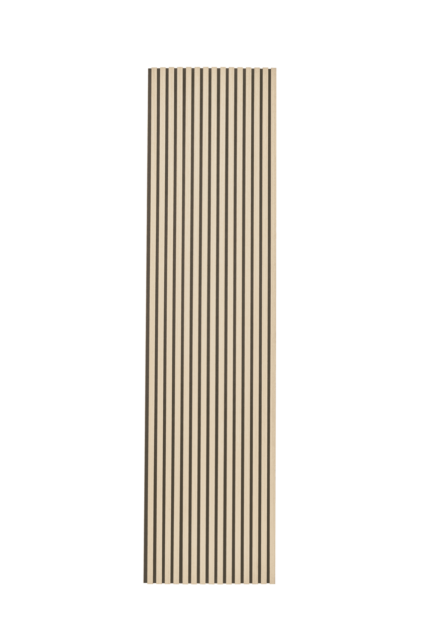 Product image for Cheshire Acoustic Slat Wall Panel Light Oak 22x605x2400mm