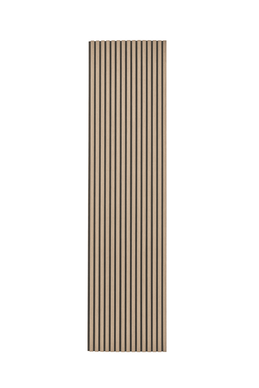 Product image for Cheshire Acoustic Slat Wall Panel Walnut 22x605x2400mm