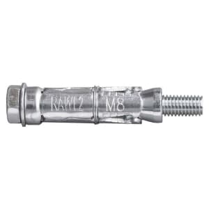 Product image for Rawlplug Rawlbolt Loose Bolt M10 75mm L Silver 5 Pieces