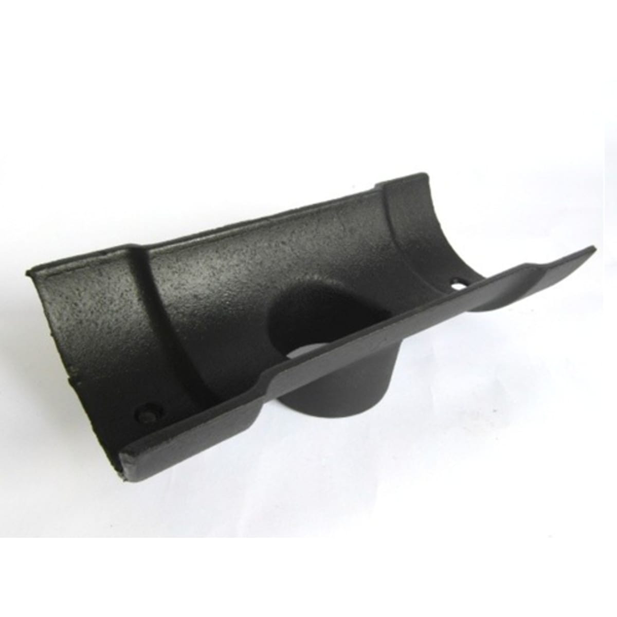 Product image for PAM Classical Rainwater Half Round Running Outlet 115mm Dia Black