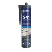 Product image for Bostik S41 Neutral Cure Low Modulus Acetoxy Window & Door Frame Silicone Clear 310ml