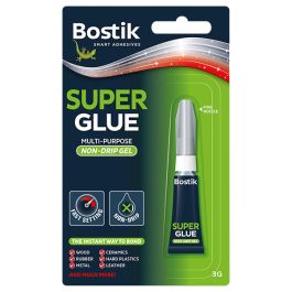 Product image for Bostik Super Glue Non Drip Gel 3g