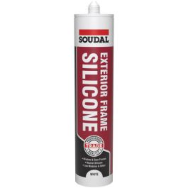 Product image for Soudal Trade Exterior Frame Silicone White 270ml
