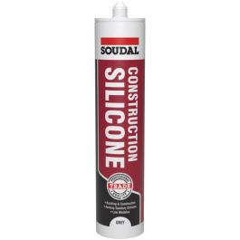 Product image for Soudal Trade Construction Silicone Gray 290ml
