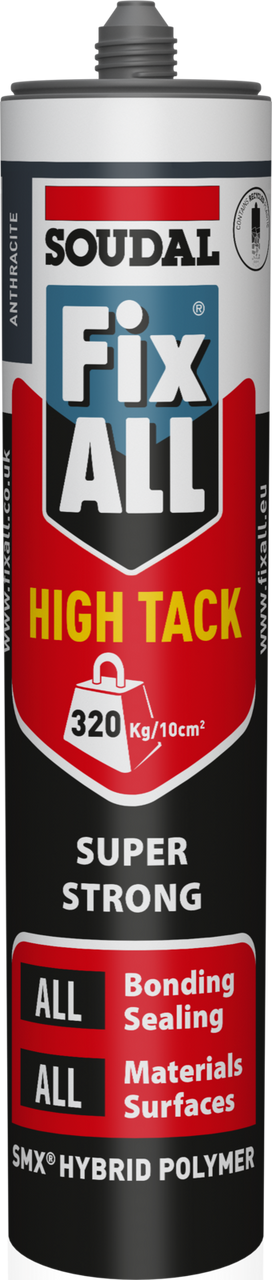 Product image for Soudal Fix All High Tack Sealant & Adhesive Anthracite 290ml