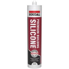 Product image for Soudal Trade Premium Building Silicon Black 290ml