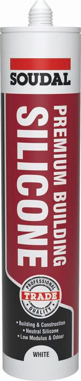 Product image for Soudal Trade Premium Building Silicon White 290ml