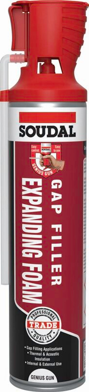 Product image for Soudal Trade Genius Gun Gap Filler Expanding Foam 600ml