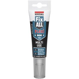Product image for Soudal Fix All Flexi Multi Use Sealant & Adhesive White 125ml