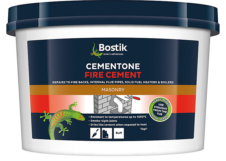 Image of Bostik Cementone Fire Cement Buff 1kg