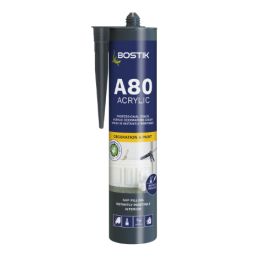Product image for Bostik A80 Instantly Paintable Acrylic Decorators Caulk White 310ml