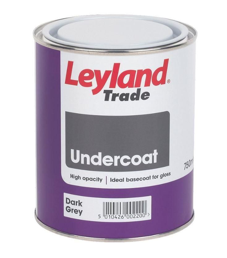 Image of Leyland Trade Undercoat Dark Grey 750ml