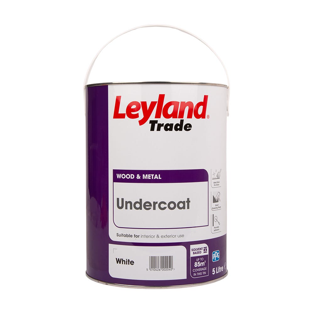 Product image for Leyland Trade Wood & Metal Undercoat White 5l