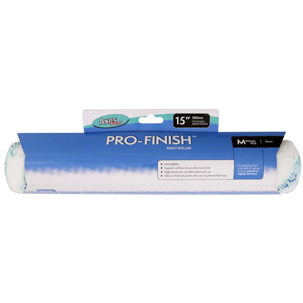 Product image for Axus Blue Series Pro-Finish 15 Inch Roller Medium Pile 15inch