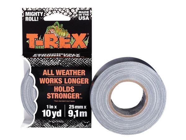 Product image for T-Rex Tape Grey 25MM X 9.1M