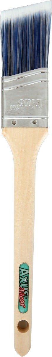 Product image for Axus Blue Angled Pro-Cutter Brush -1 inch 1inch