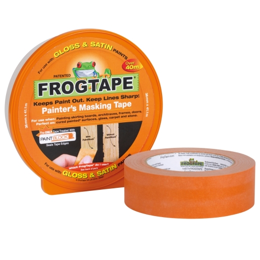 Image of Frog Tape Gloss and Satin-36 mm 36mm Orange