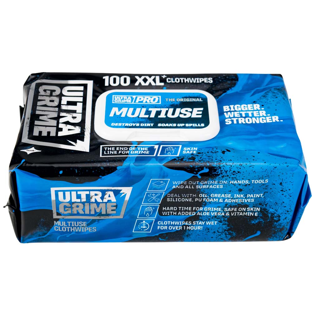 Product image for Ultragrime Pro XXL Multiuse Wipes-Single Pack SinglePack