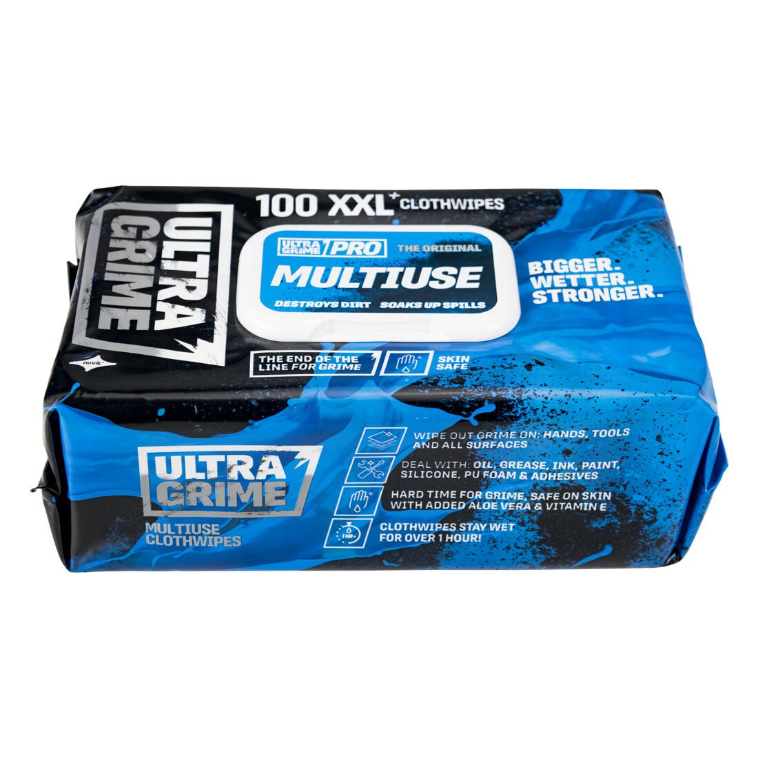 Product image for Ultragrime Pro XXL Multiuse Wipes-Single Pack SinglePack