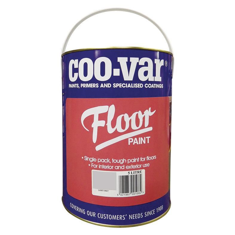 Product image for Coo-var® Floor Paint Light Grey 5ltr