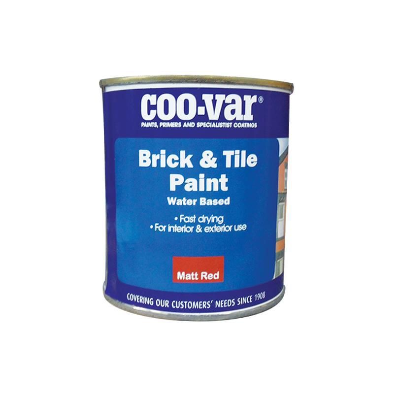 Product image for Coo-var® Brick & Tile Paint Matt Red 1ltr