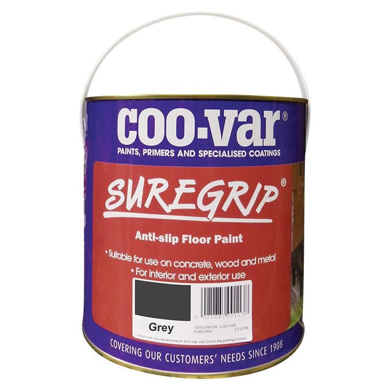 Image of Coo-var® Sure Grip Floor Paint Grey 2.5ltr