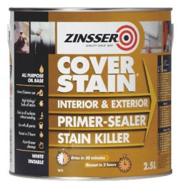 Product image for Zinsser Cover Stain 2.5ltr