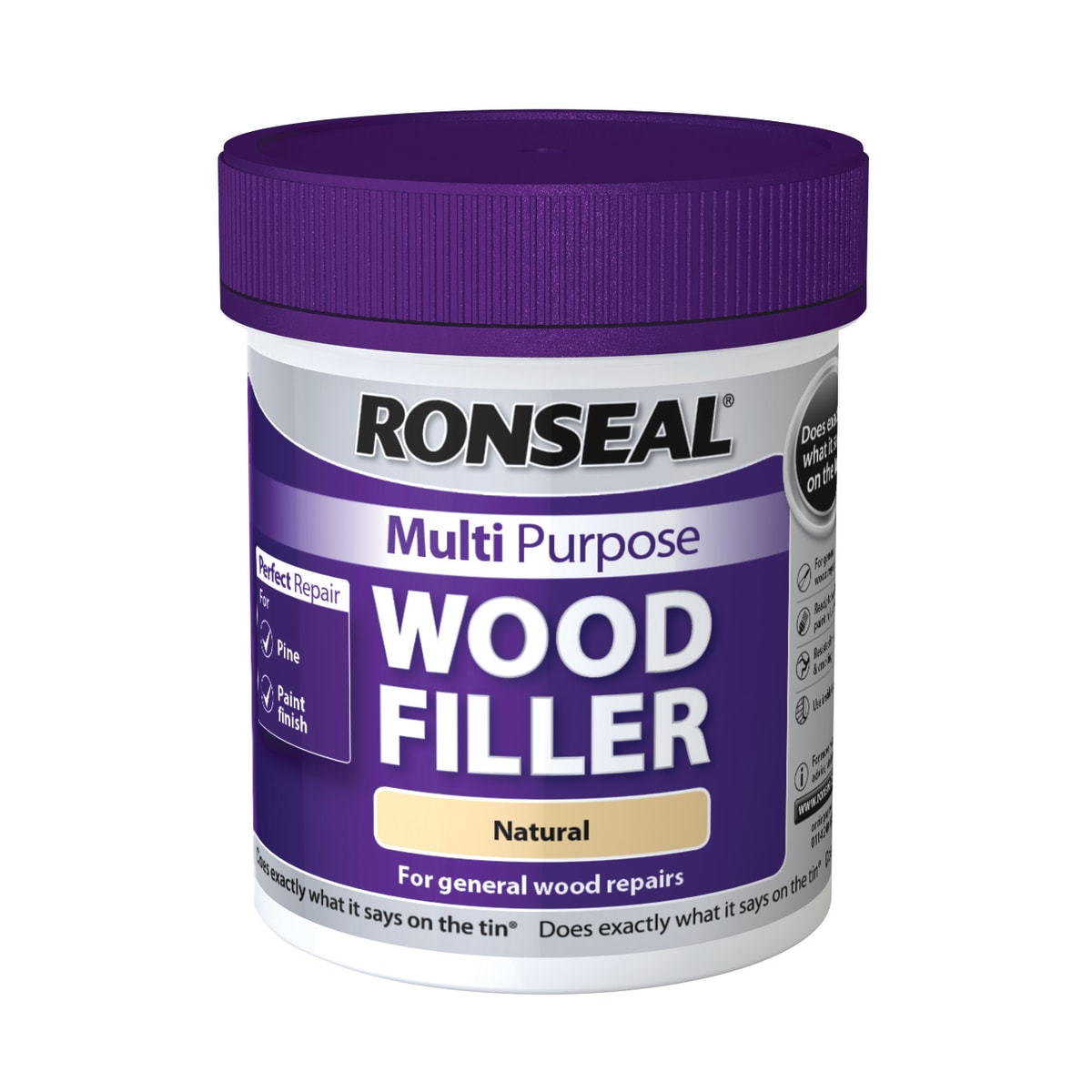 Product image for Ronseal Multi Purpose Wood Filler Medium 250g