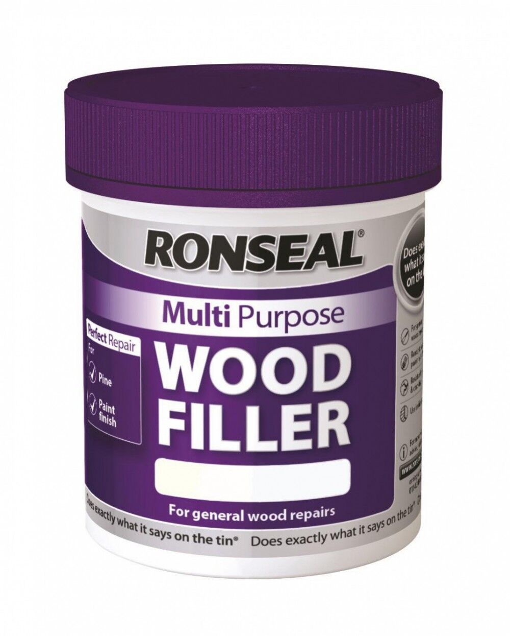 Image of Ronseal Multi Purpose Wood Filler Dark 250g